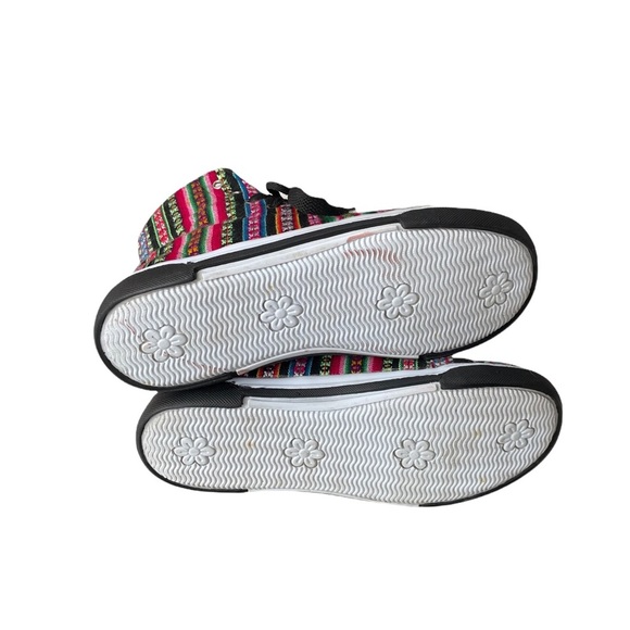 Inkkas High Top Sneaker Handmade OG Rare Print OneTreeOneShoe Artisan Peruvian - Picture 7 of 12